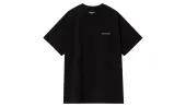 Carhartt WIP S/S Script Embroidery T-Shirt Black Men - T-shirts Carhartt WIP - Black - I030435_0D2_XX-XL - Size: XL