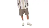 Carhartt WIP American Script Sweat Short Men - Shorts Carhartt WIP - Brown - I031685_1CR_XX-XL - Size: XL