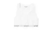 Carhartt WIP Script Racer Tank W Women - T-shirts Carhartt WIP - White - I032943_02_XX-S - Size: S