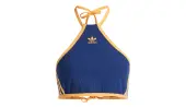adidas Rib Neck Top Women - T-shirts adidas Originals - Blue - JH0612-M - Size: M