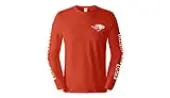 The North Face M Outdoor L/S Graphic Tee Men - T-shirts The North Face - Red - NF0A827KLV4-M - Size: M