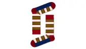 Happy Socks Stripe Sock Unisex - Socks Happy Socks - Multicolor - P000082-4-7 - Size: 4-7