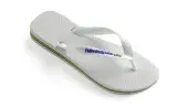 Havaianas Brasil Logo Unisex - Flip Flop Havaianas - White - H4110850-0001-BRA-43/44 - Size: BRA-43/44