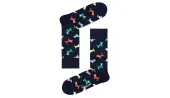 Happy Socks Puppy Love Sock Unisex - Socks Happy Socks - Black - PUL01-6500-4-7 - Size: 4-7