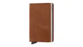 Secrid Slimwallet Vintage Cognac-Silver Unisex - Wallet Secrid - Brown - SV-Cognac-Silver-One-size - Size: One size