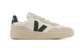Veja V-90 Leather White Cyprus Men - Sneakers Veja - White - VD2003384B-10 - Size: 10