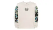Vans Anaheim Space Galaxy L/S Men - T-shirts Vans - White - VN0007VD3KS-XL - Size: XL