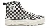 Vans Sentry Wc Checkerboard (Canvas) Unisex - Sneakers Vans - White - VN0A4P3KTUY-3 - Size: 3