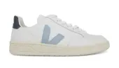Veja V-12 Leather White Steel Nautico Women - Sneakers Veja - White - XD0203302A-4 - Size: 4