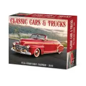 Cars and Trucks Classic 2026 Desk Calendar