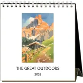 Great Outdoors 2026 Easel Desk Calendar