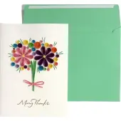 Origami Bouquet Thank You Card