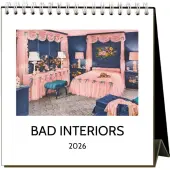 Bad Interiors 2026 Easel Desk Calendar
