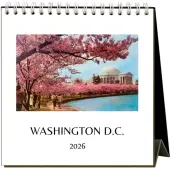 Washington DC Nostalgic 2026 Easel Desk Calendar