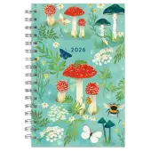Designer Mushroom Garden 2026 Weekly Planner