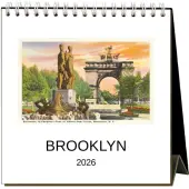 Brooklyn Nostalgic 2026 Easel Desk Calendar