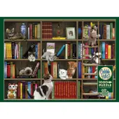 Kitty Librarians 1000 Piece Puzzle
