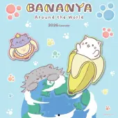 Bananya 2026 Wall Calendar
