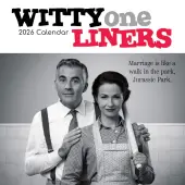 Witty One Liners 2026 Wall Calendar