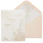 Wedding Toast Champagne Glasses Greeting Card