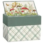 Woodland Mushrooms Recipe Card Box