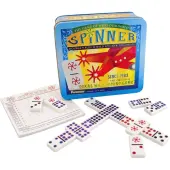 Spinner Tin Case Dominoes