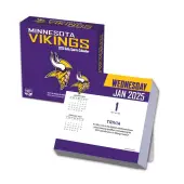 NFL Minnesota Vikings 2025 Desk Calendar