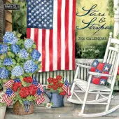 Stars and Stripes 2026 Wall Calendar by Susan Winget
