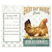 Farmhouse Postcard 2026 Desk Calendar by Chad Barrett