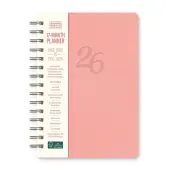 Coral Pink Agatha 2026 Planner