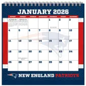 NFL New England Patriots 2026 Easel Desk Calendar