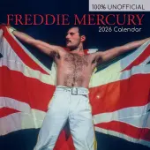 Freddie Mercury 2026 Wall Calendar
