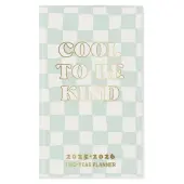 Checkered Fashion 2025 2 Year Checkbook Size Pocket Planner