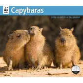 Capybara WWF 2026 Wall Calendar