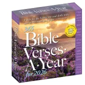 Bible Verses 2026 Page-a-Day Desk Calendar