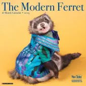 Modern Ferret 2025 Wall Calendar