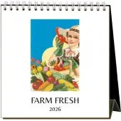 Farm Fresh 2026 Easel Desk Calendar
