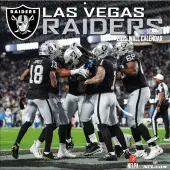NFL Las Vegas Raiders 2025 Wall Calendar