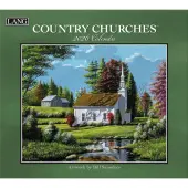 Country Churches 2026 Wall Calendar by Bill Saunders