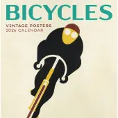 Bicycles Vintage Posters 2026 Wall Calendar