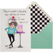 Bad Example Birthday Card with Art by Leslie Murray