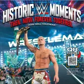 WWE Historical Events 2026 Wall Calendar