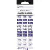 Pastel Purple Reminder Stickers
