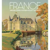 France Vintage Travel 2025 Wall Calendar