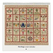 Heritage Square 2026 Wall Calendar