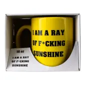 Yellow Ray of Sunshine 16 Oz Boxed Mug