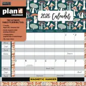 Flora and Fauna 2026 Plan It Plus Wall Calendar  by Heather Dutton