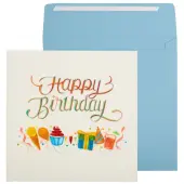 Birthday Confetti Quilling Birthday Card