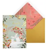 Big/Little Bunnies Christmas Card