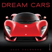 Dream Cars 2025 Mini Wall Calendar